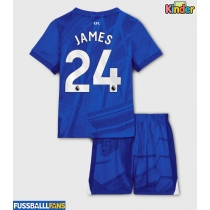Chelsea Reece James #24 Heimtrikotsatz Kinder 2025-26 Kurzarm (+ Kurze Hosen)
